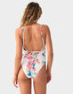 PQ SWIM Florencia Smocked Elodie One Piece Swimsuit image number 2