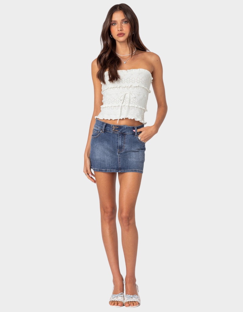 EDIKTED Cecily Strapless Knit Top image number 3
