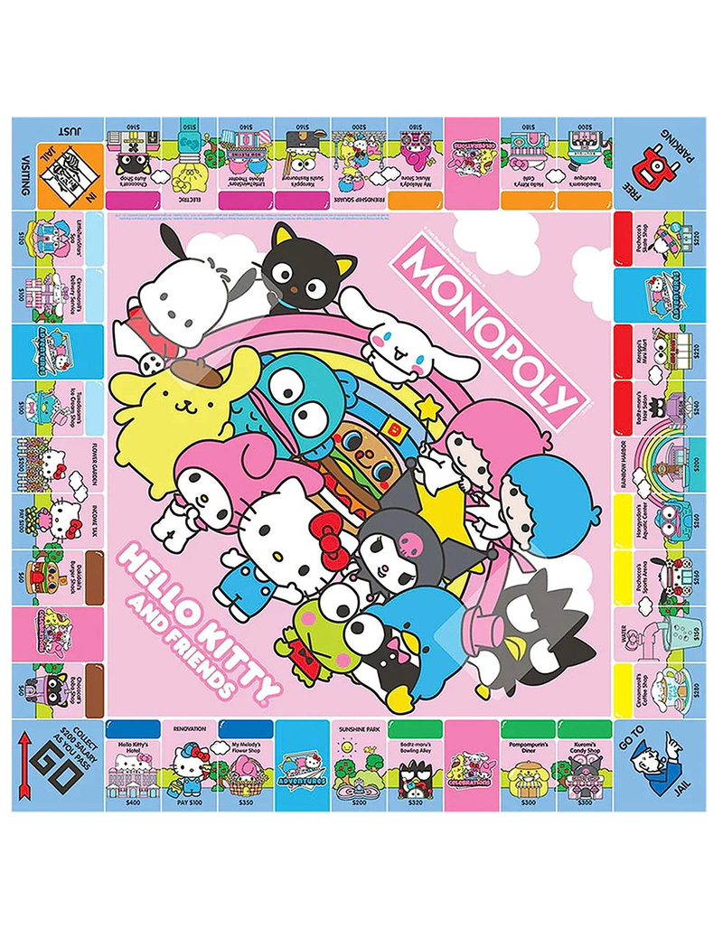 USAOPOLY Monopoly x Hello Kitty Board Game image number 2