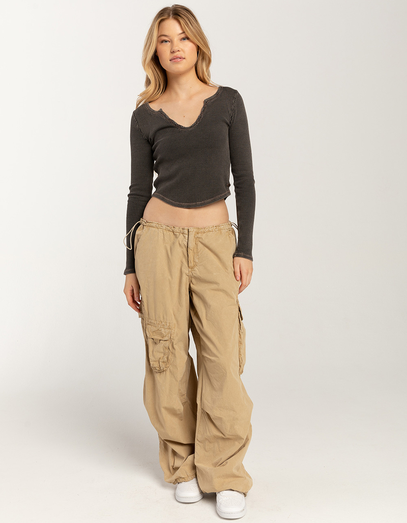 BDG Urban Outfitters Womens Notch Henley image number 1