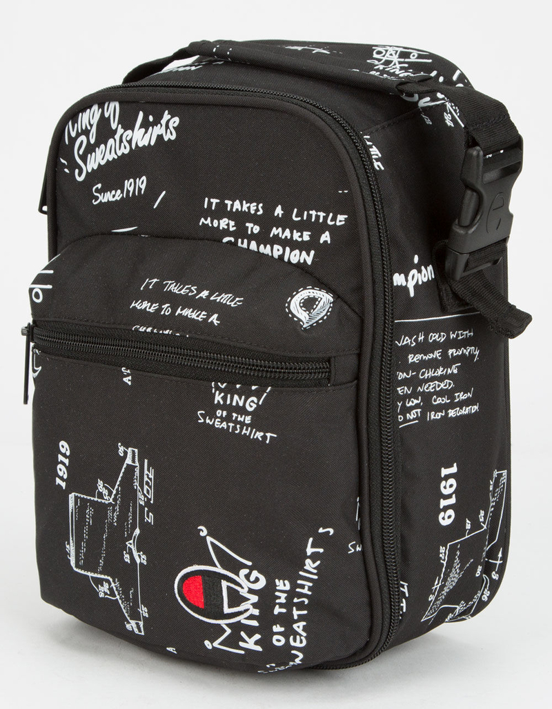 CHAMPION Supercize Black & White Lunch Bag image number 1