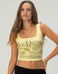 TRUE RELIGION Printed Ribbed Womens Tank Top image number 1