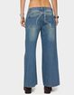 EDIKTED Petite Vyxen Vintage Washed Low Rise Jeans image number 3