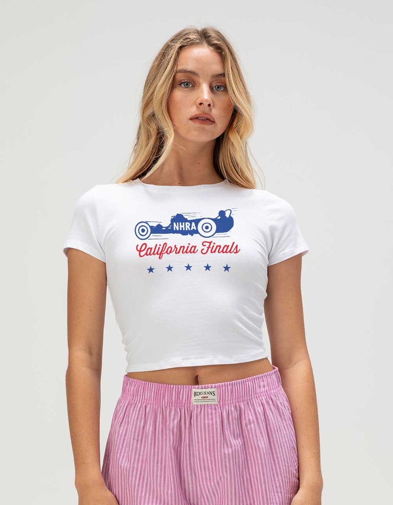 NHRA California Finals Womens Baby Tee image number 0
