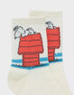 PEANUTS Charlie Brown & Snoopy 2 Pack Womens Crew Socks image number 2