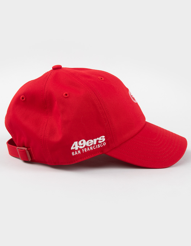 47 BRAND San Francisco 49ers Foundational '47 Clean Up Strapback Hat image number 3