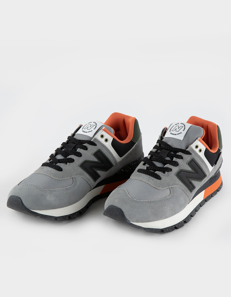 NEW BALANCE 574 Rugged Mens Shoes - GRAY COMBO | Tillys