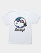 PEANUTS Snoopy USA Flag Glasses Unisex Kids Tee image number 1