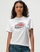 RIOT SOCIETY x Peanuts Snoopy Truck Womens Tee image number 1