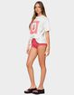 EDIKTED Hali Striped Knit Shorts image number 4