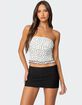 EDIKTED Laurie Polka Dot Tube Top image number 1