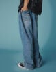 RSQ Mens Baggy Embroidered Jeans image number 10