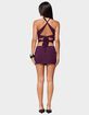 EDIKTED Maggi Knotted Backless Mesh Top image number 4