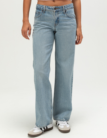 LEVI'S Premium Low Loose Womens Jeans - Blasted Stone Clean Alternative Image
