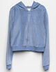 RSQ Girls Velour Zip Hoodie image number 1