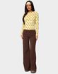 EDIKTED Wide Leg Fold Over Pants image number 5