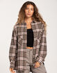 RSQ Womens Raw Edge Vintage Flannel image number 1