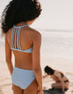 RSQ Textured Strap Bralette Girls Bikini Set image number 4