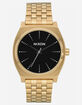 NIXON Simplify Time Teller Gold & Black Watch image number 1