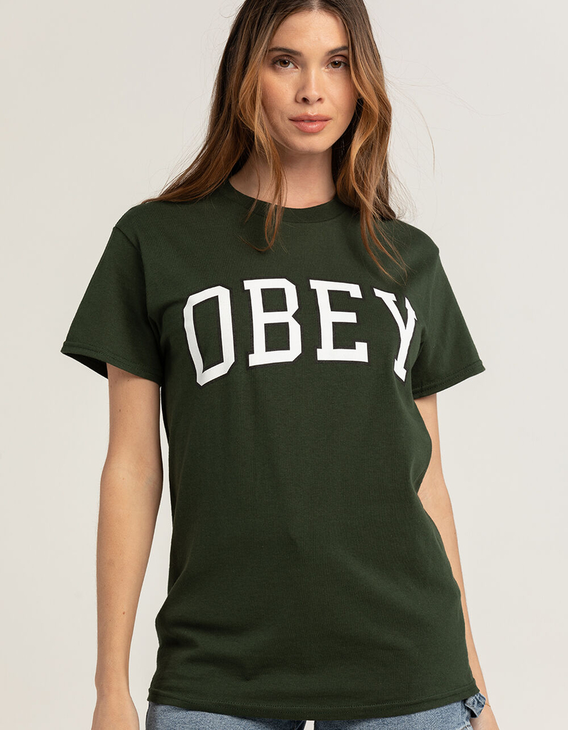 OBEY Academic Womens Boyfriend Tee image number 3