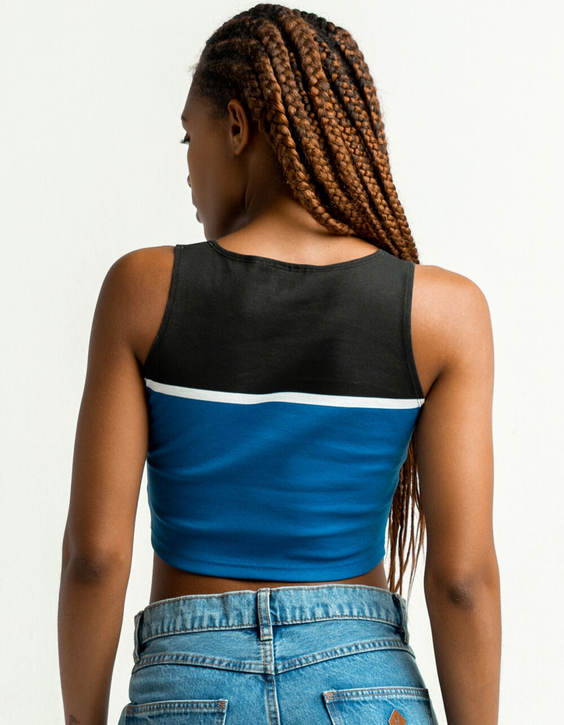 SANTA CRUZ Classic Dot Colorblock Womens Crop Tank image number 2