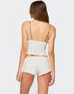 EDIKTED Avalon Dotted Pointelle Ruffle Tank Top image number 5