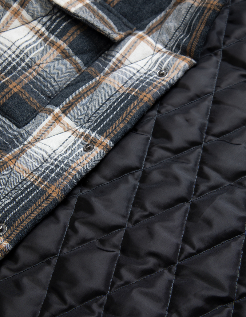RSQ Mens Quilted Flannel Jacket image number 5