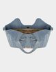 TRUE RELIGION Horseshoe Stitch Denim Satchel Bag image number 5