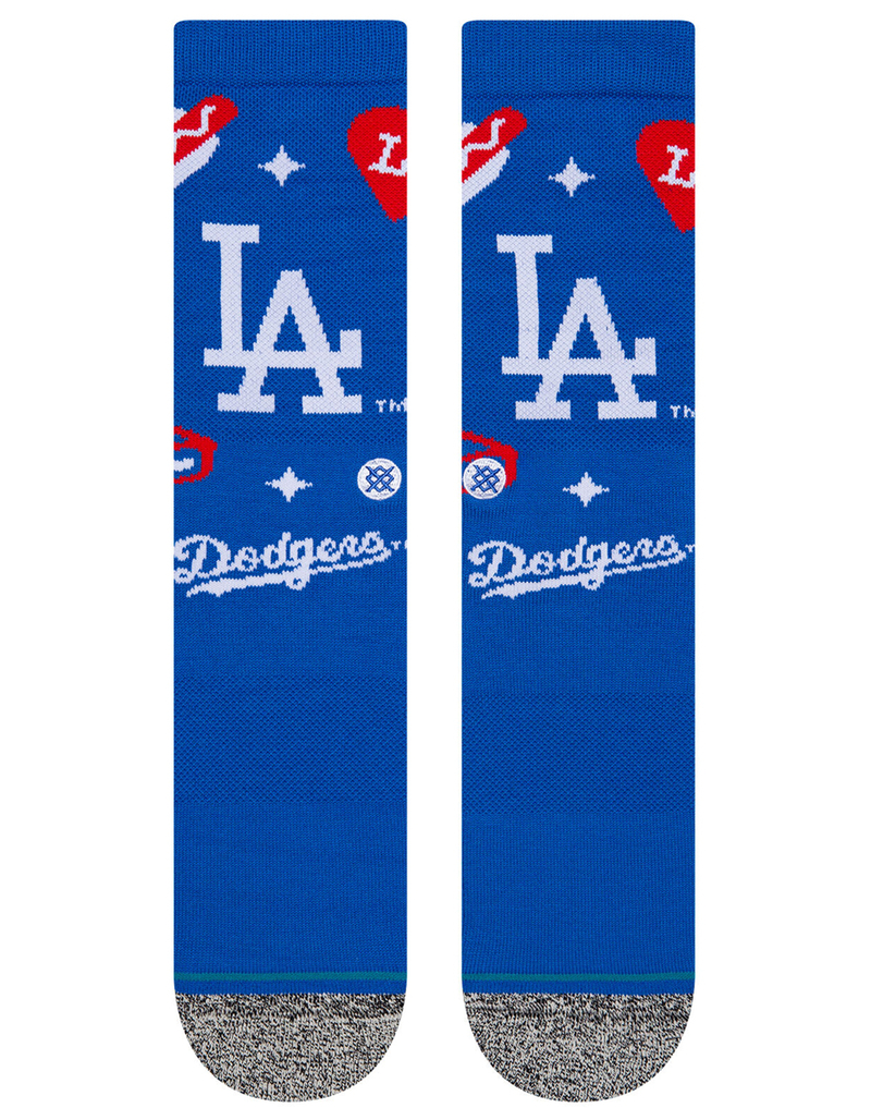 STANCE Los Angeles Dodgers Landmark Mens Crew Socks image number 1