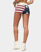 EDIKTED USA Foldover Shorts image number 3