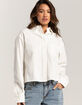RSQ Womens Denim Crop Shirt image number 2