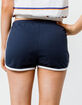 VANS Sassed Navy Womens Dolphin Shorts image number 3