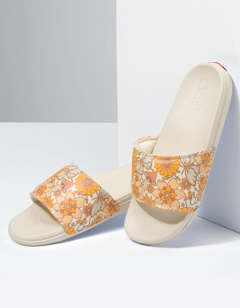 VANS Trippy Floral La Costa Womens Slide Sandals image number 3