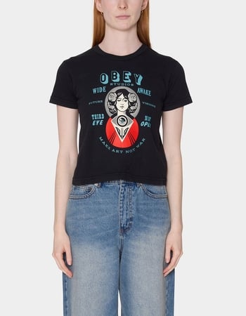 OBEY Make Art Third Eye Womens Tee Primary Image