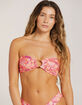 KULANI KINIS Strawberry Swirl Strapless Bandeau Bikini Top image number 1