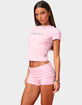 EDIKTED Barbie&trade; Rhinestone Tee image number 2