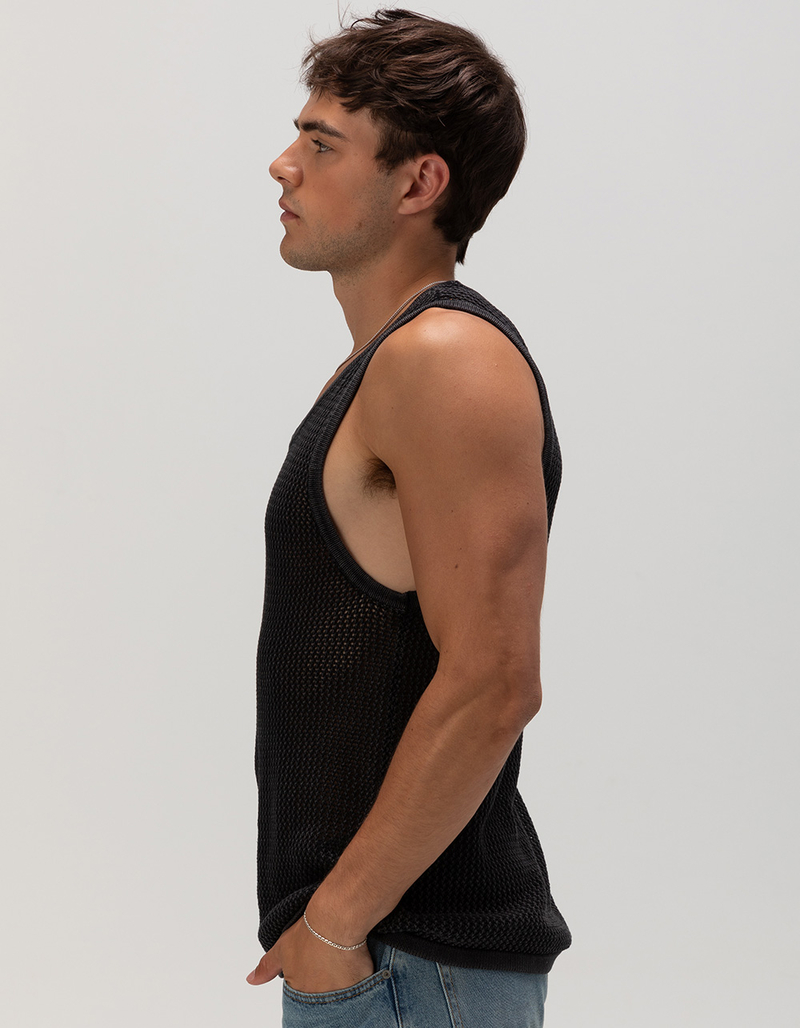 RSQ Mens Crochet Tank Top image number 3