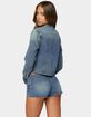 EDIKTED Jazzy Denim Napoleon Jacket image number 3