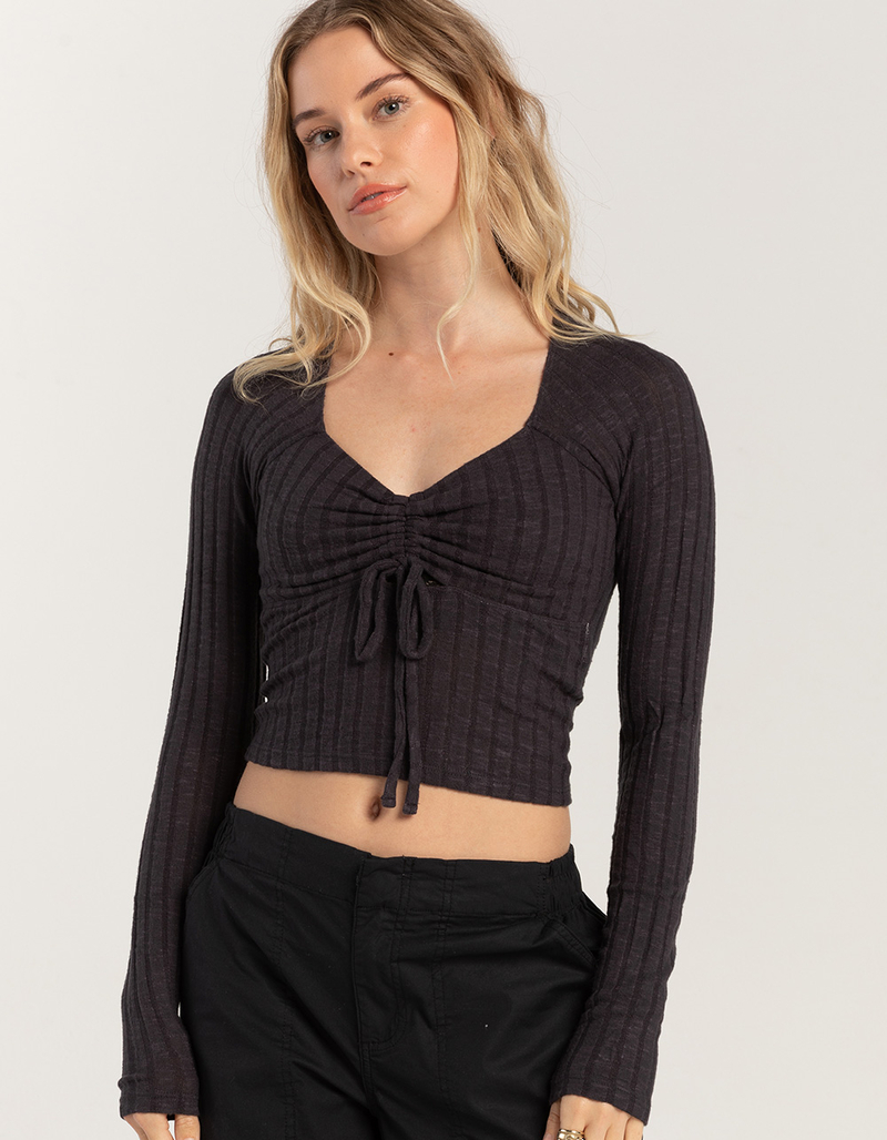 BILLABONG Just A Flirt Womens Long Sleeve Knit Top image number 1