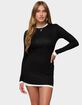 EDIKTED Norah Contrast Layered Mini Dress image number 2