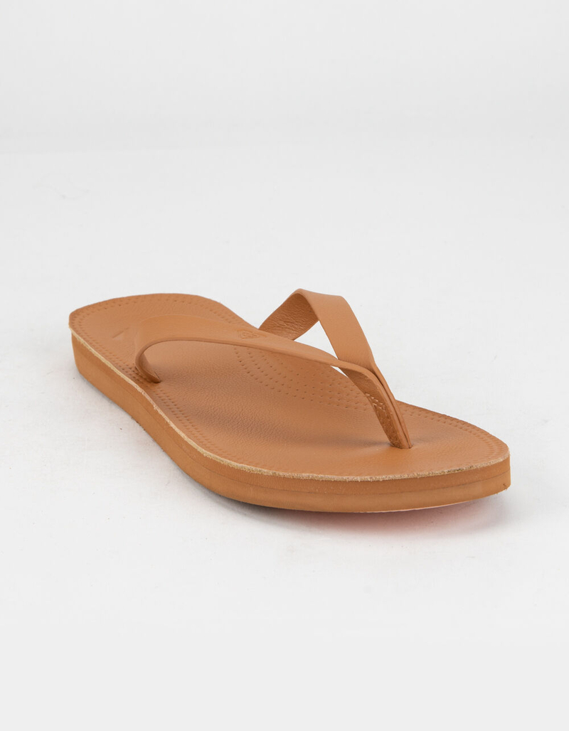 ROXY Brinn Womens Tan Leather Sandals image number 0
