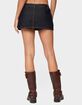 EDIKTED Camelia Denim Mini Skort image number 3
