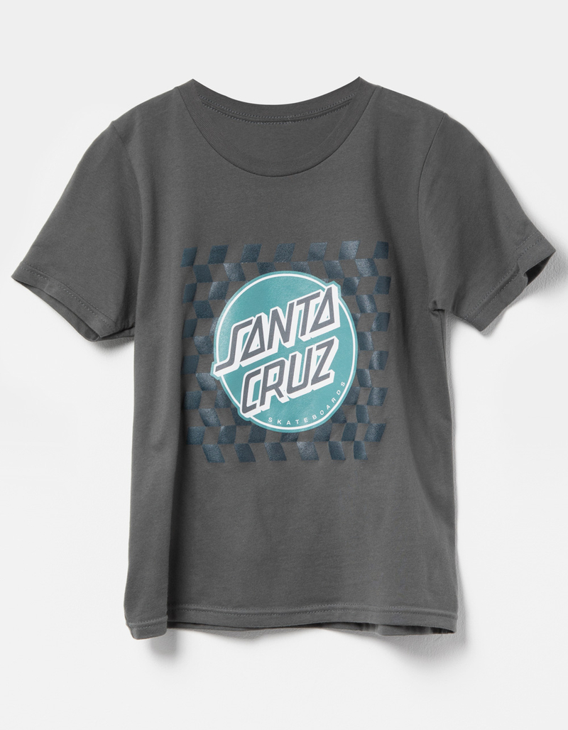 SANTA CRUZ Optical Check Girls Tee image number 0