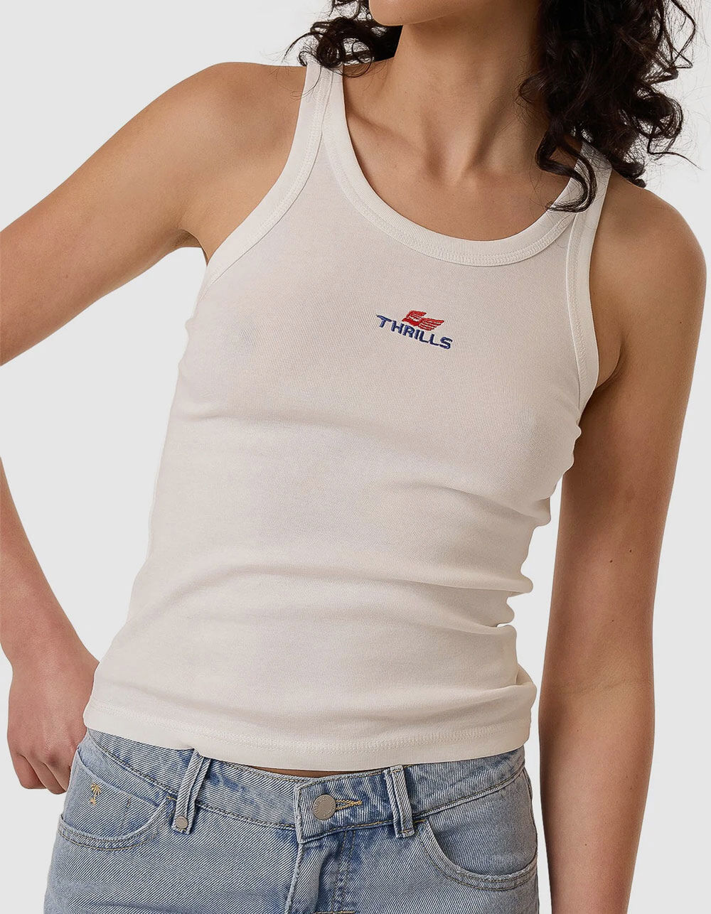 THRILLS Navigate Apex Womens Tank Top - CHALK - S | Tillys