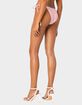 EDIKTED Contrast Polka Dot String Bikini Bottom image number 5