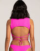 VYB Eye Candy Rib Crop Bikini Top image number 3