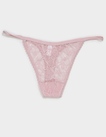 FULL TILT All Over Floral Lace Thong Primary Image