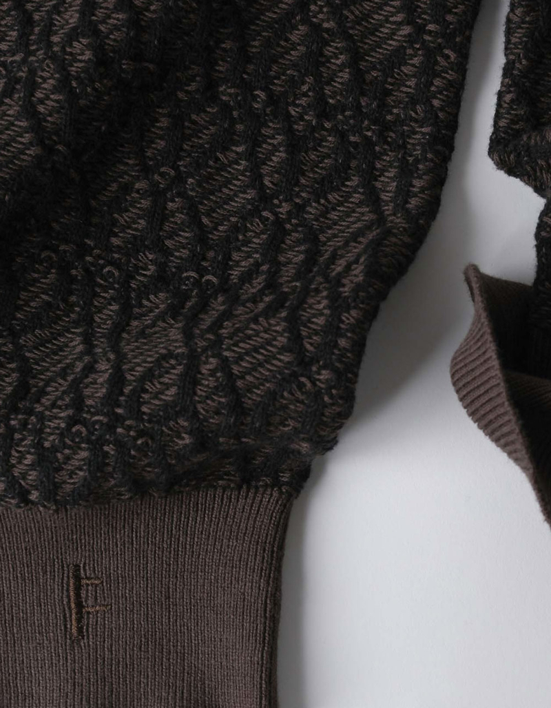 FORMER Expansion Knit Mens Long Sleeve Polo Shirt image number 4