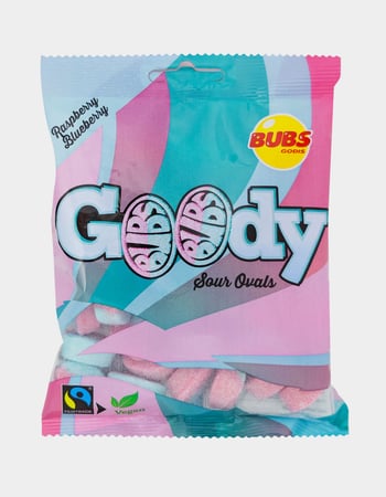 BUBS Goody Raspberry Blueberry Sour Candy Primary Image