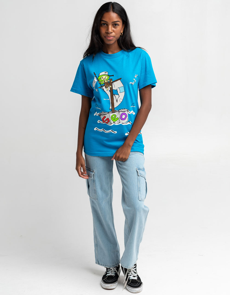 THE GEOMETRO PARTY Pothead At Sea Womens Tee image number 3